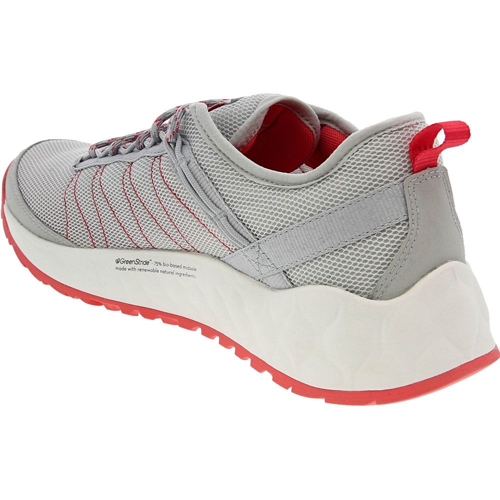Timberland Solar Wave Trail Running Shoes - Womens Light Grey Back View
