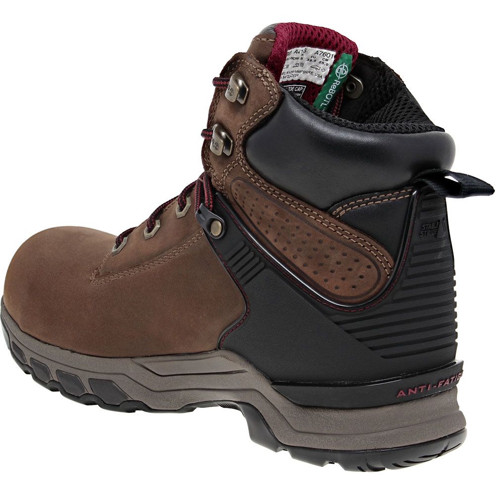 Timberland PRO Hypercharge Ct Composite Toe Work Boots - Womens Light Brown Back View