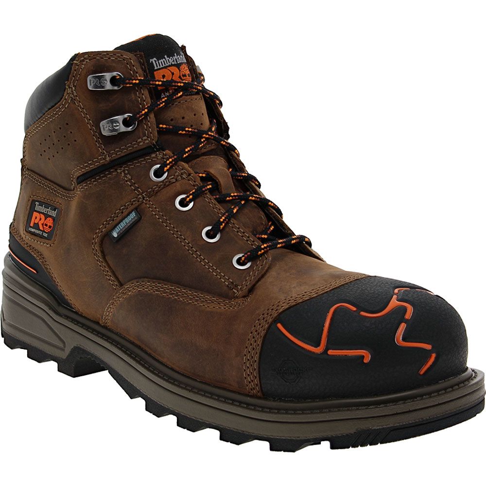 Timberland PRO Magnitude 6" Composite Toe Work Boots - Mens Brown