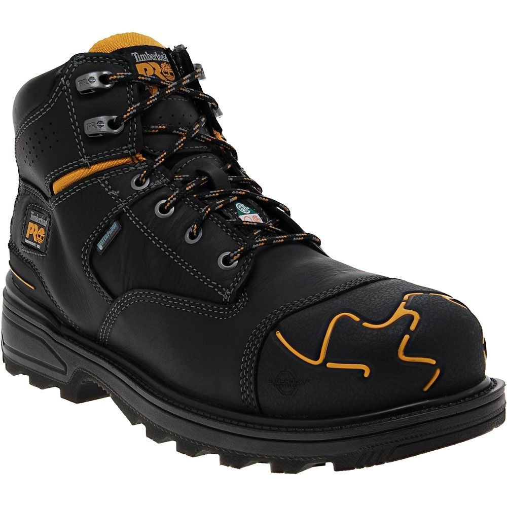 Timberland PRO Magnitude 6 inch Composite Toe Work Boots - Mens Black