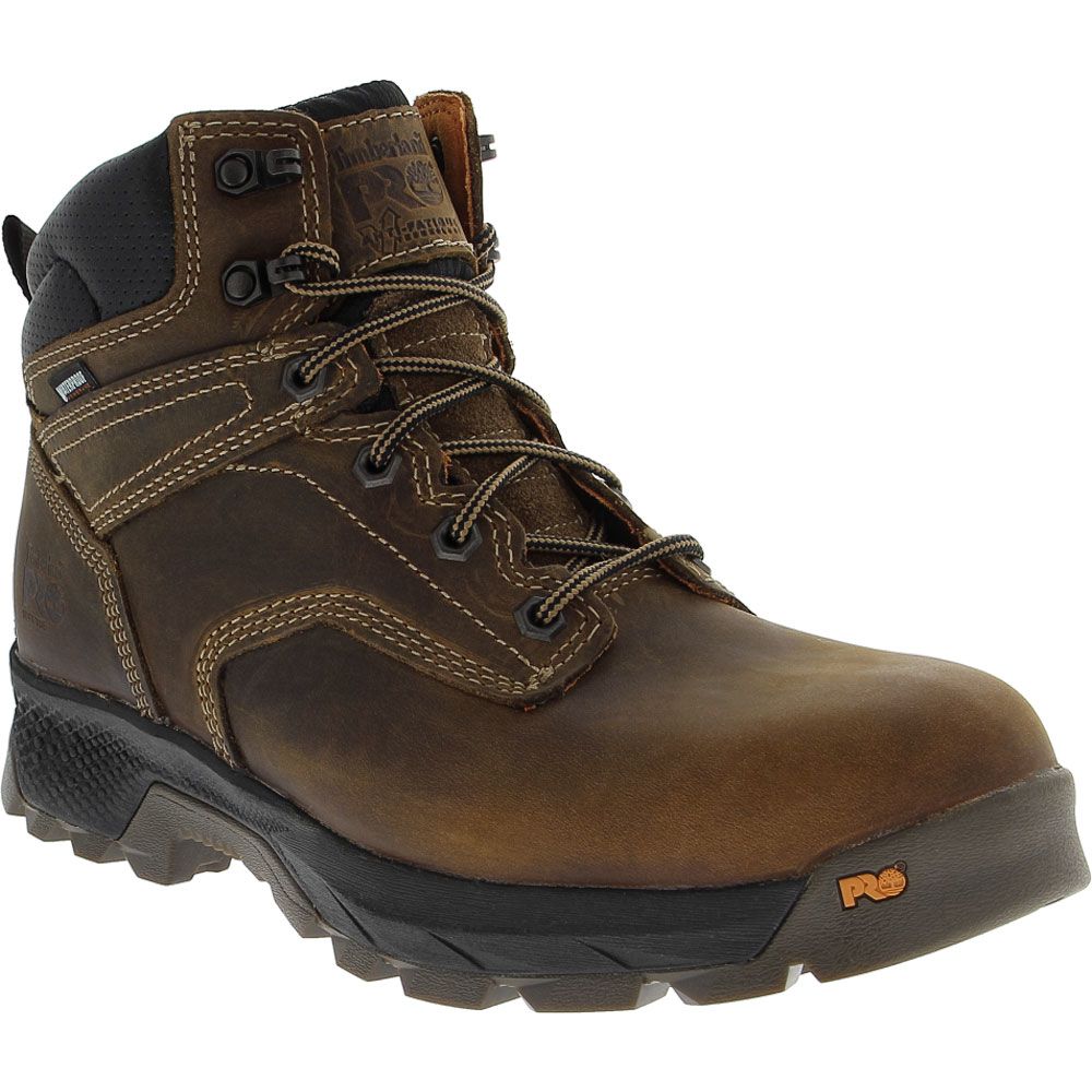 Timberland PRO Titan Ev Soft H2O Non-Safety Toe Work Boots - Mens Brown