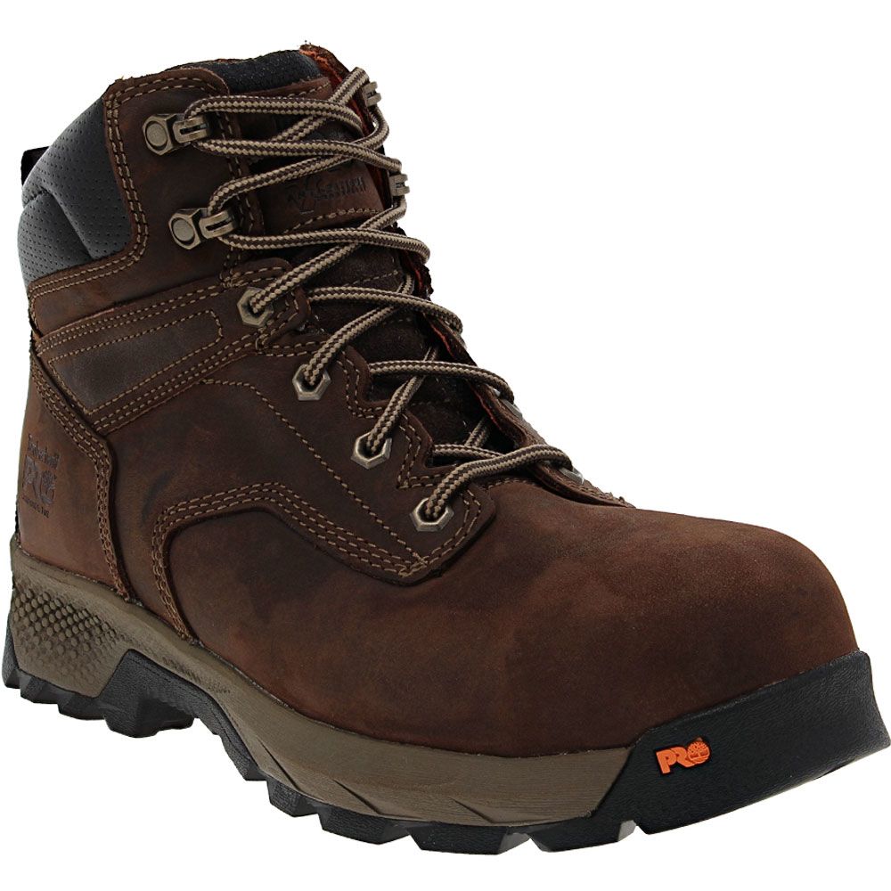 Timberland PRO Titan Ev Ct Composite Toe Work Boots - Mens Dark Brown