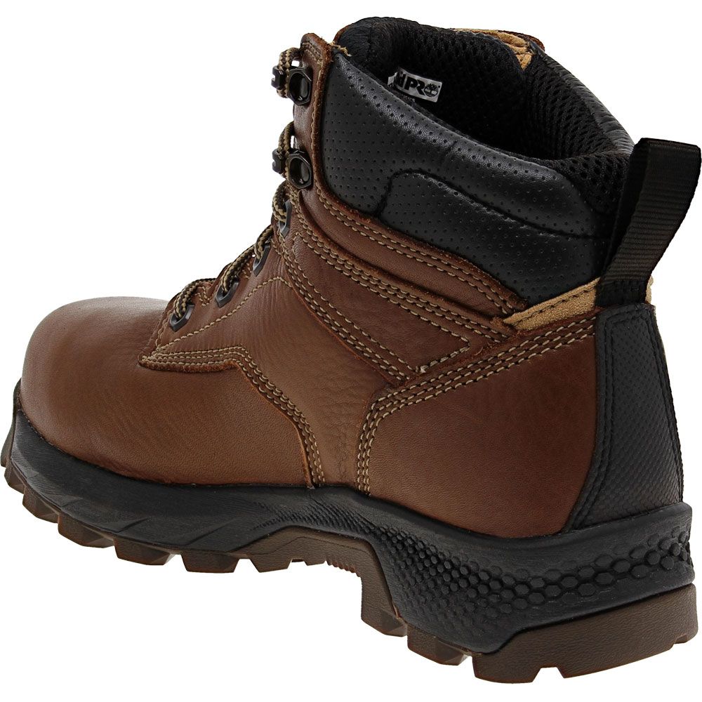 Timberland PRO Titan Ev 6in Composite Toe Work Boots - Womens Brown Back View