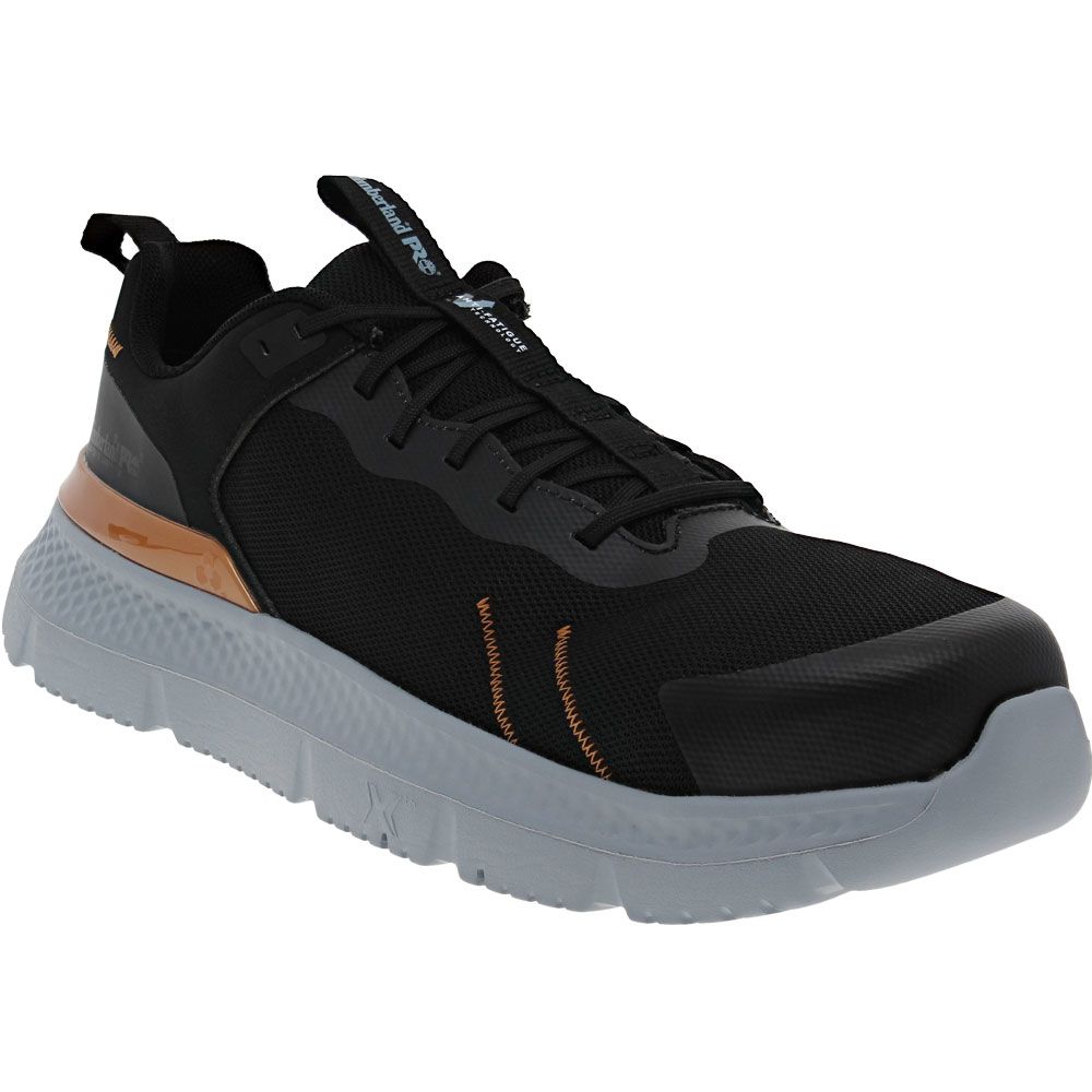 Timberland PRO Setra Low Composite Toe Work Shoes - Mens Black Orange
