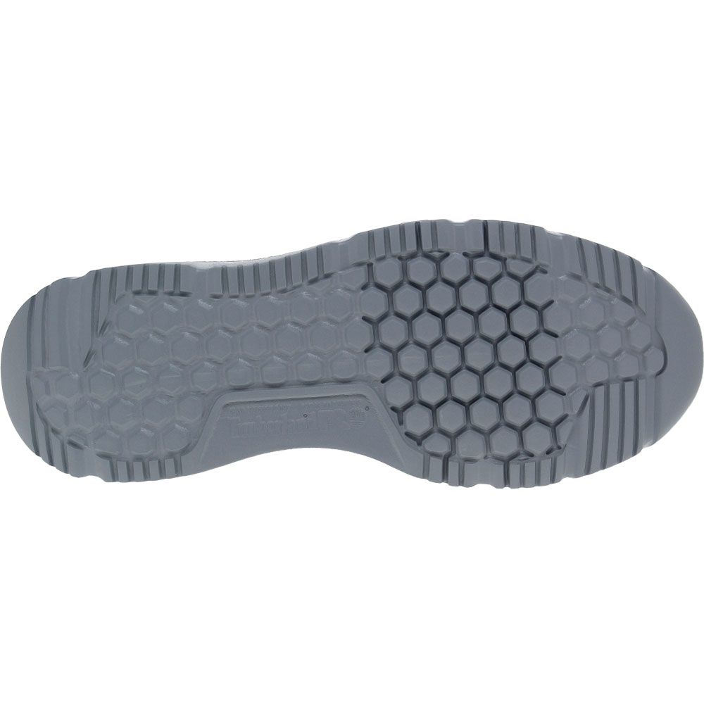 Timberland PRO Setra Low Composite Toe Work Shoes - Mens Black Orange Sole View