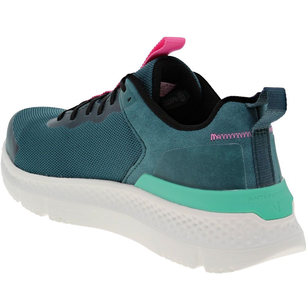 Timberland PRO Setra Low Composite Toe Work Shoes - Womens Green Pink Back View