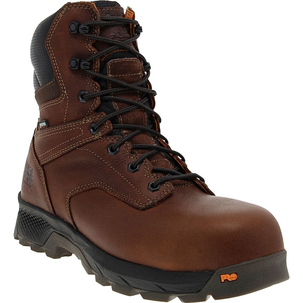 Timberland PRO Titan Ev 8in Composite Toe Work Boots - Mens Brown
