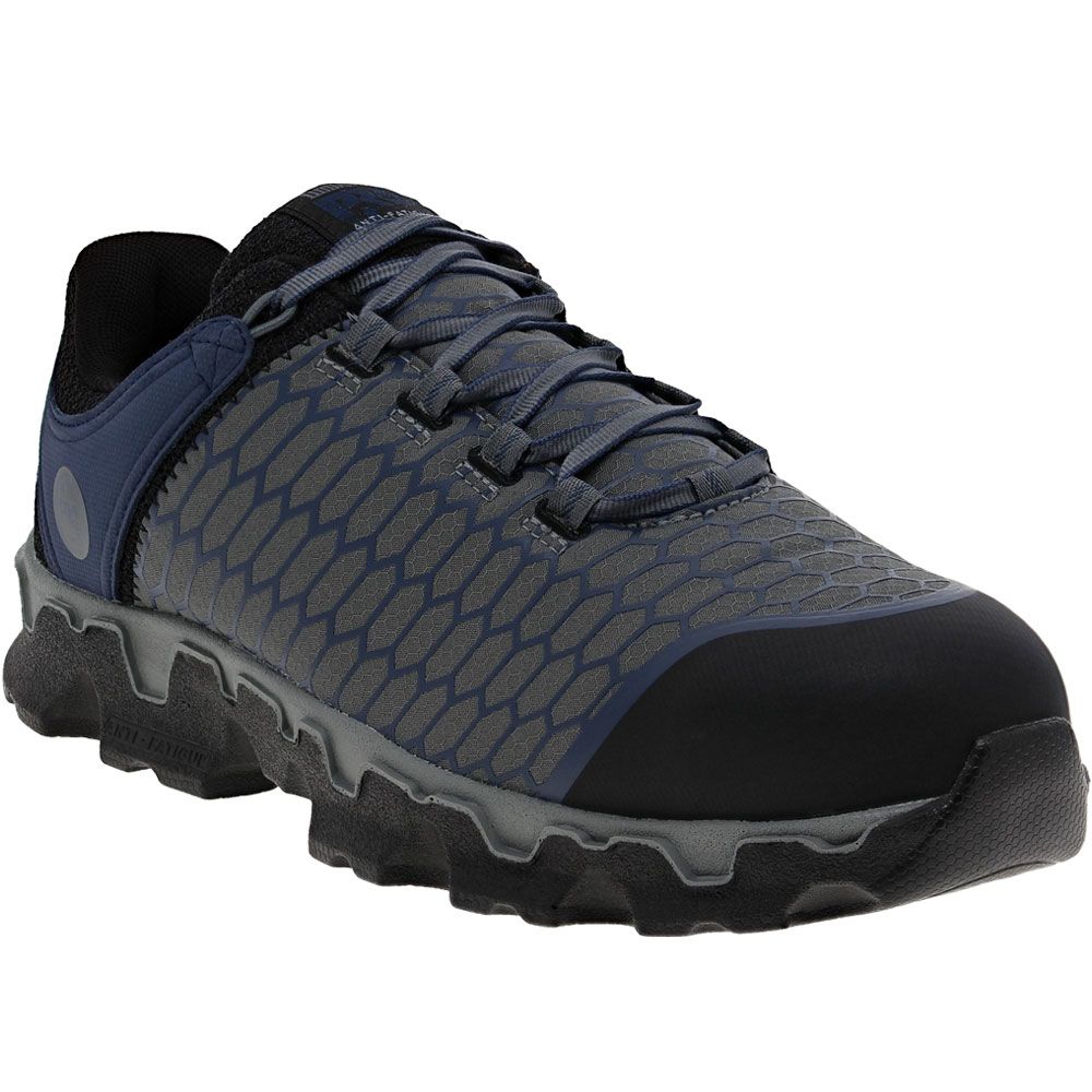 Timberland PRO Powertrain Sport Safety Toe Work Shoes - Mens Grey Navy