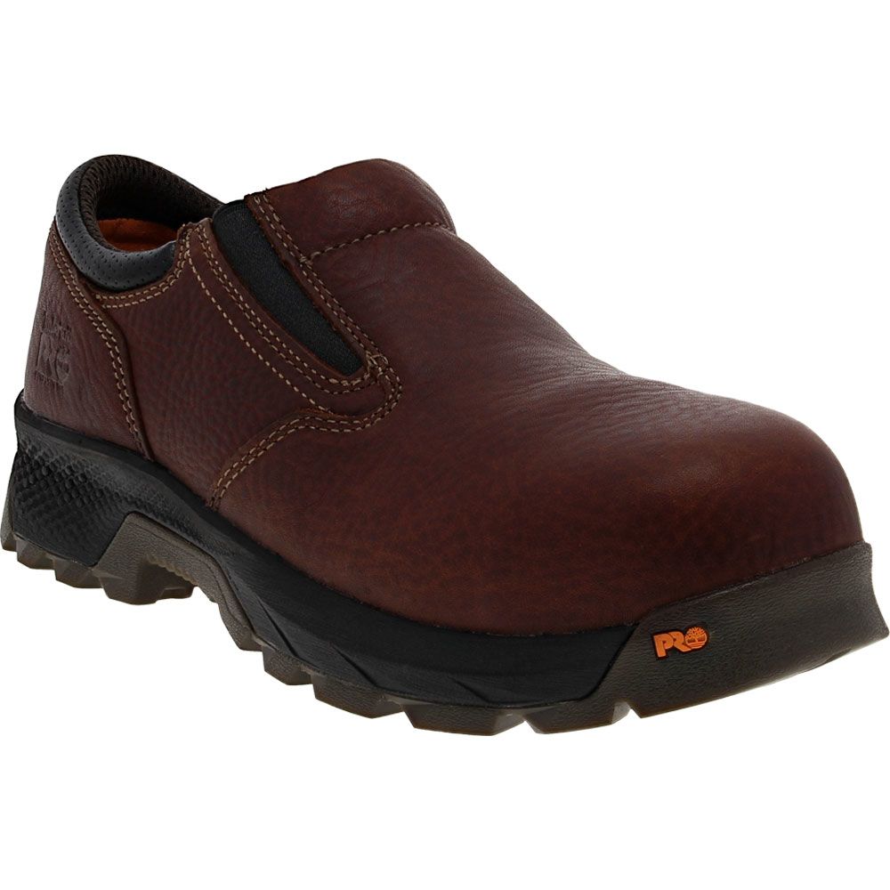 Timberland PRO Titan Ev Slip On Composite Toe Work Shoes - Mens Brown
