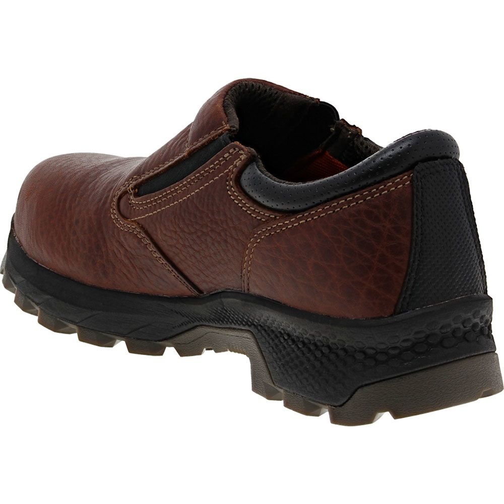 Timberland PRO Titan Ev Slip On Composite Toe Work Shoes - Mens Brown Back View
