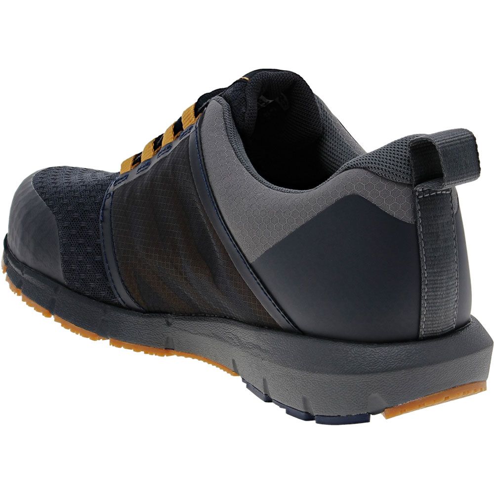 Timberland PRO Radius Composite Toe Work Shoes - Mens Grey Navy Back View