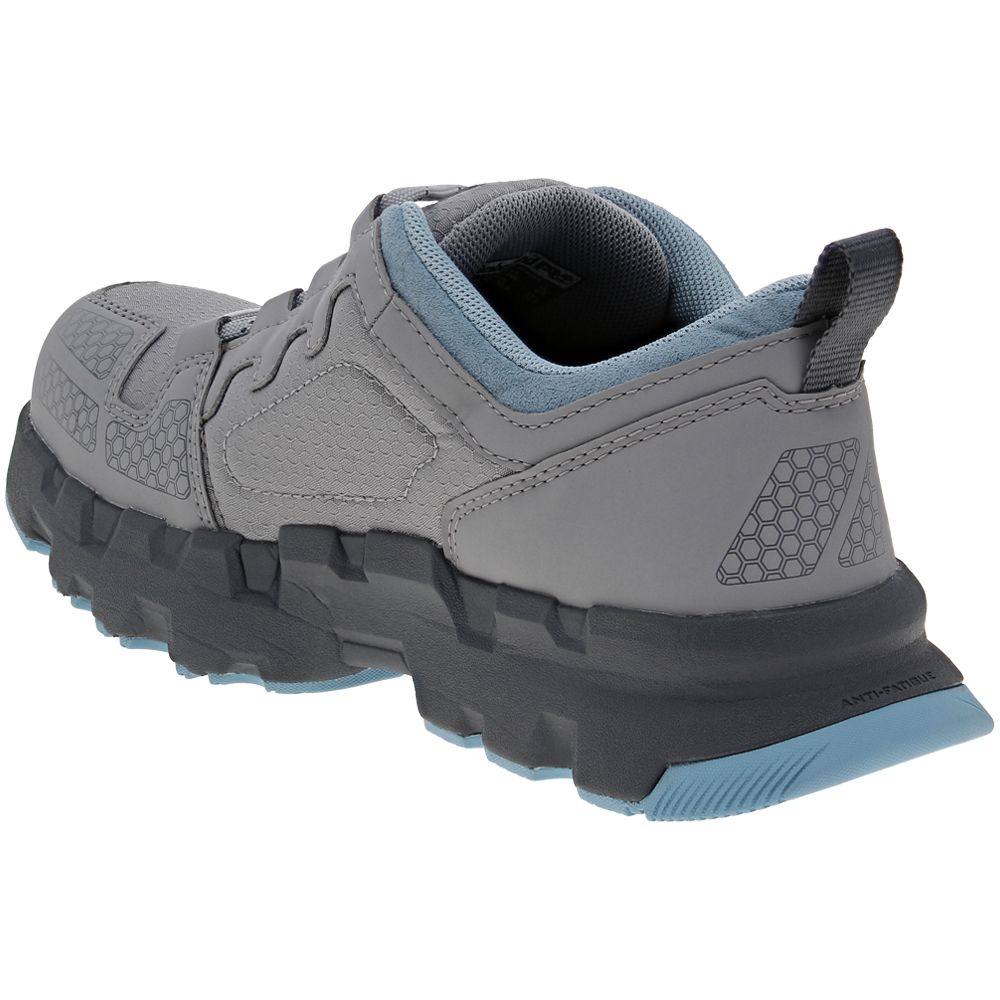 Timberland PRO Powertrain Ev Composite Toe Work Shoes - Womens Grey Back View