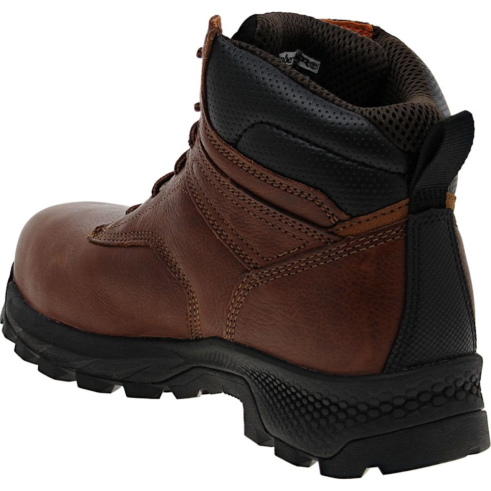 Timberland PRO Titan Ev Sd10 Safety Toe Work Boots - Mens Brown Back View