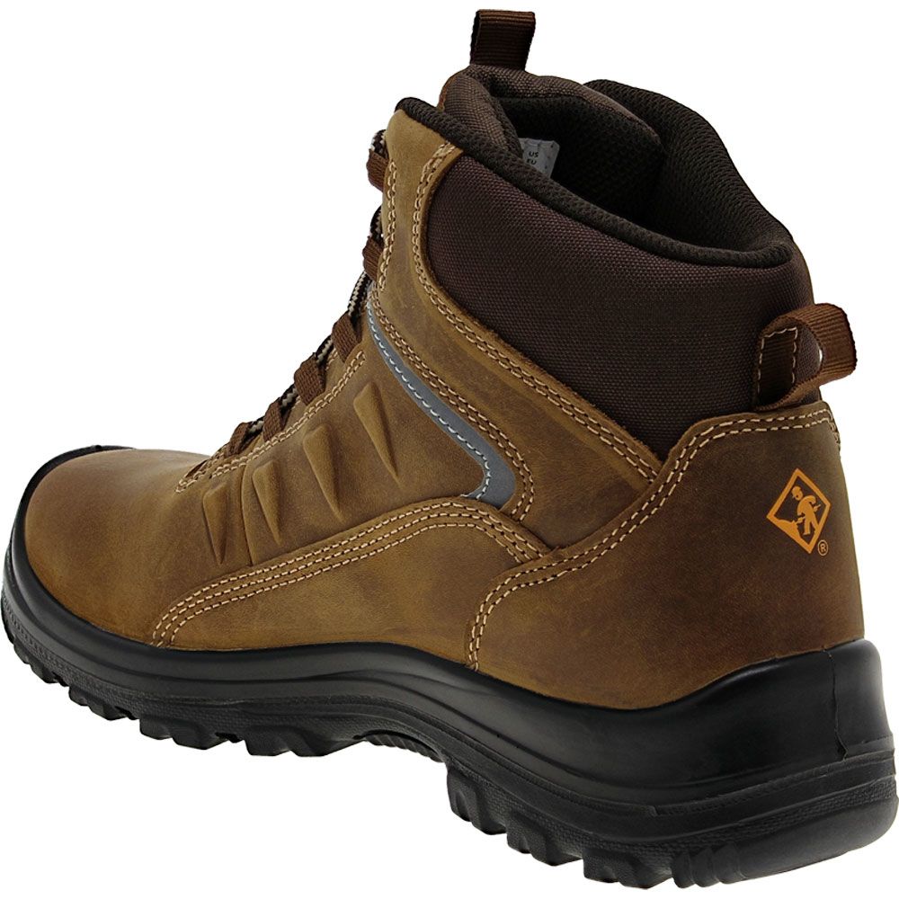 Tegopro Terra Findlay Composite Toe Work Boots - Mens Brown Back View
