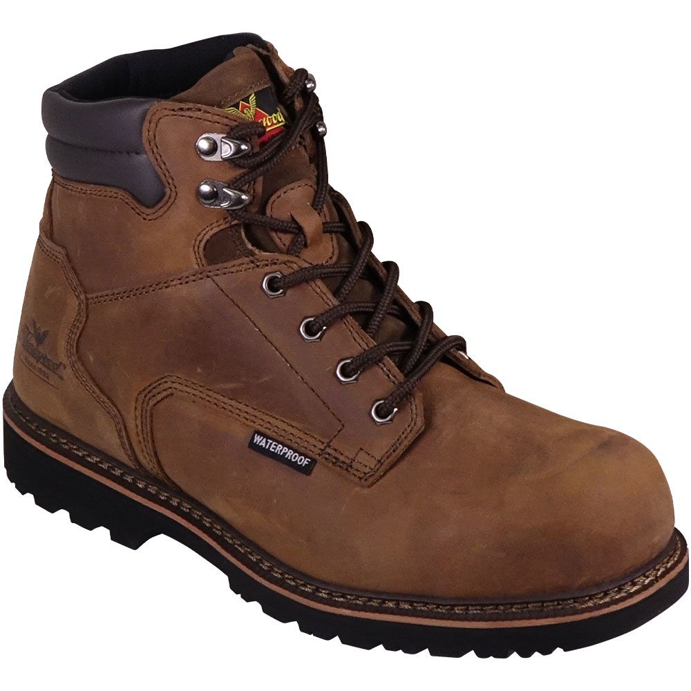 Thorogood 804-3236 Vseries Wp 6" Composite Toe Work Boots - Mens Brown Crazyhorse