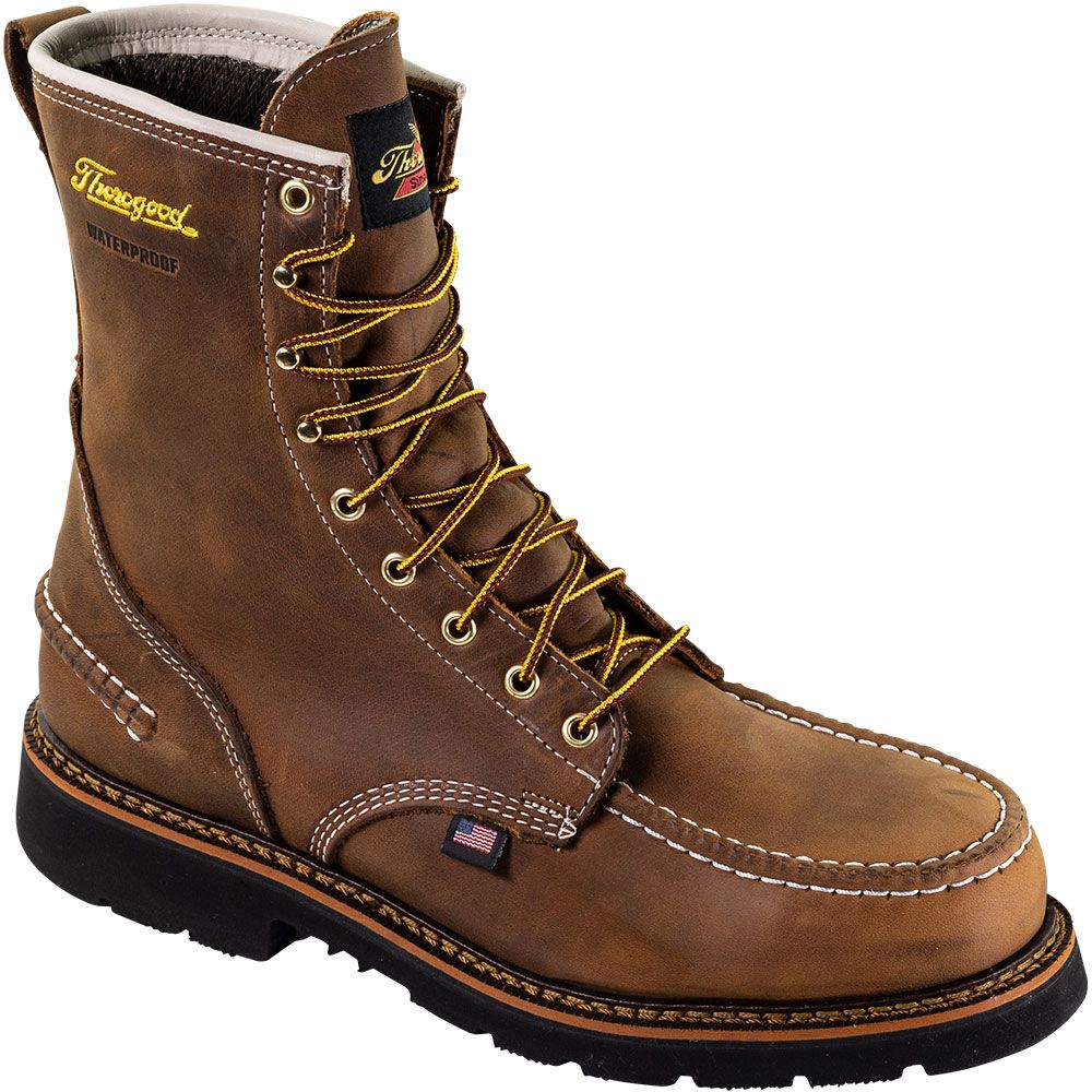Thorogood 804-3898 1957 WP 8" Steel Toe Work Boots - Mens Crazyhorse