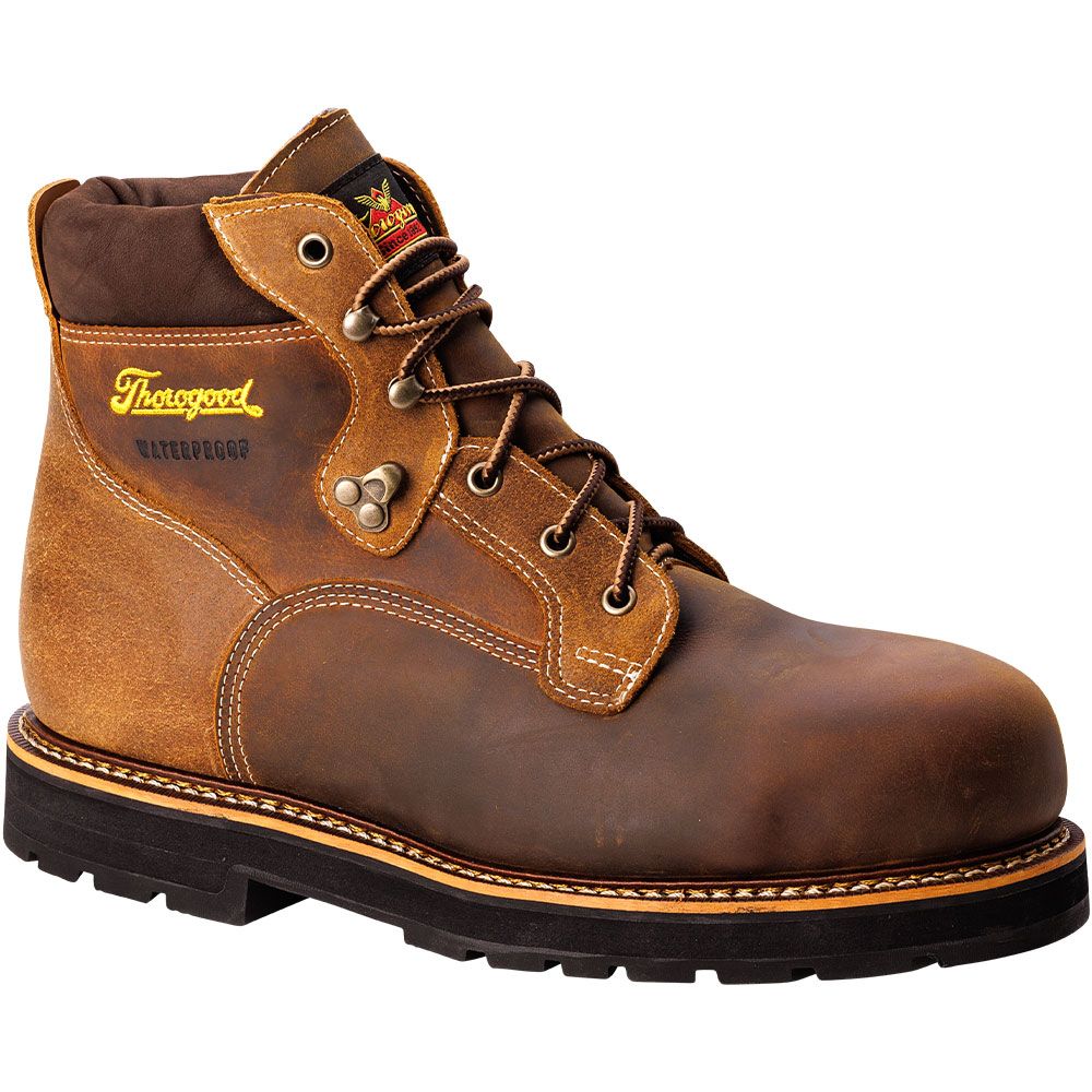 Thorogood 804-4144 Ironriver 6" WP Boots - Mens Brown