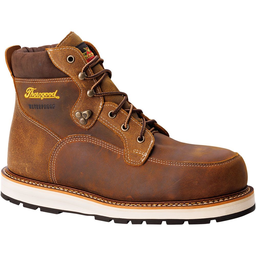 Thorogood 804-4145 IronRiver Moc WP Boots - Mens Brown