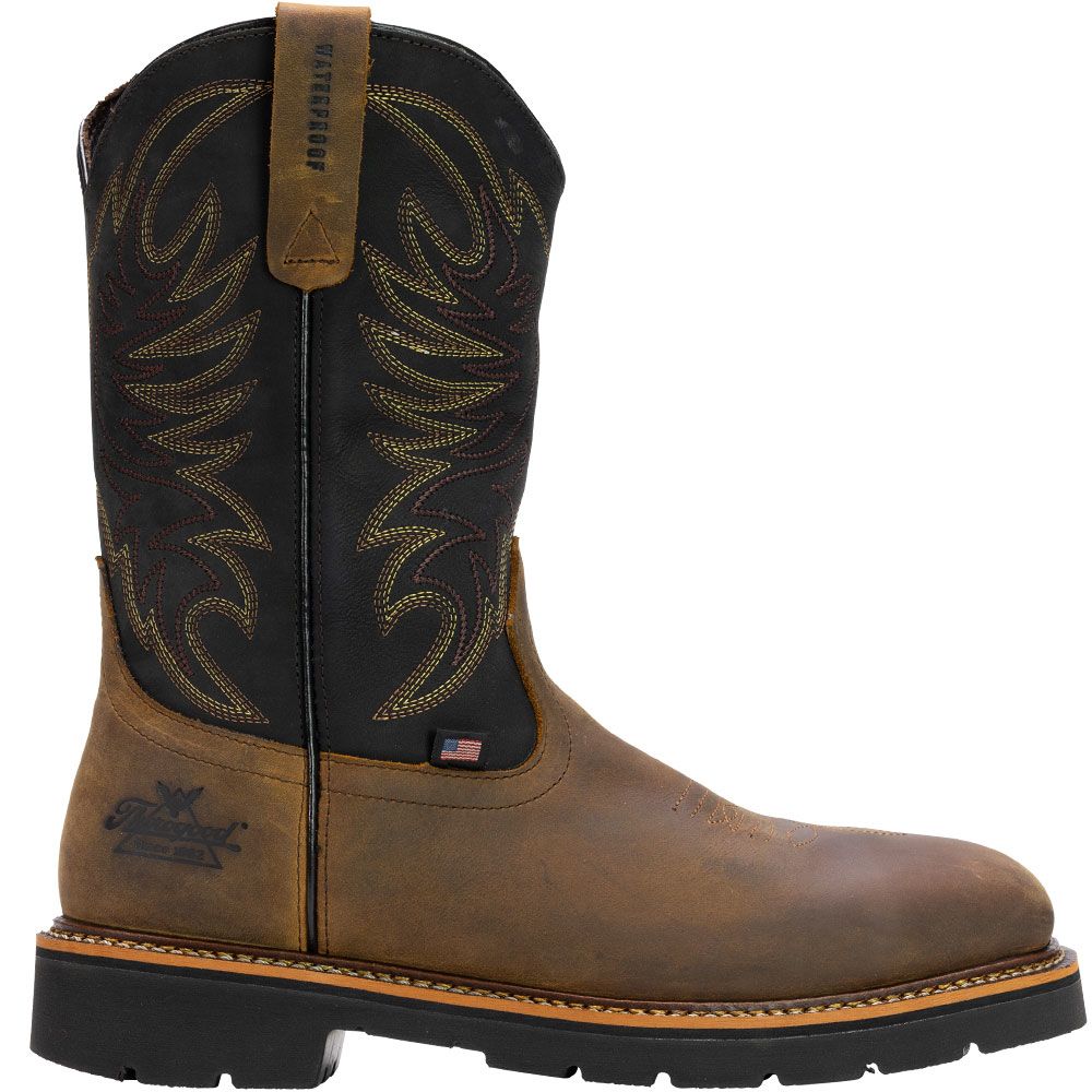 Thorogood 804-4330 Sq Toe Wellington | Mens Safety Toe Work Boots ...