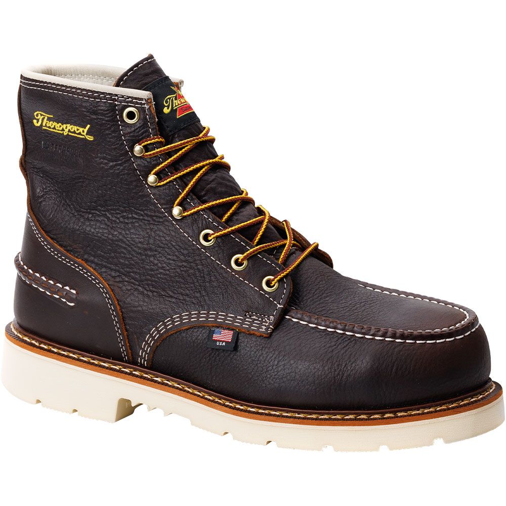 Thorogood 804-4940 1957 Series 6" WP Safety Toe Work Boots - Mens Briar Pitstop