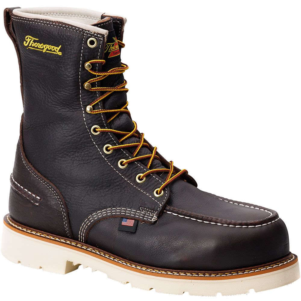 Thorogood 804-4941 1957 Series 8" WP Safety Toe Work Boots - Mens Briar Pitstop