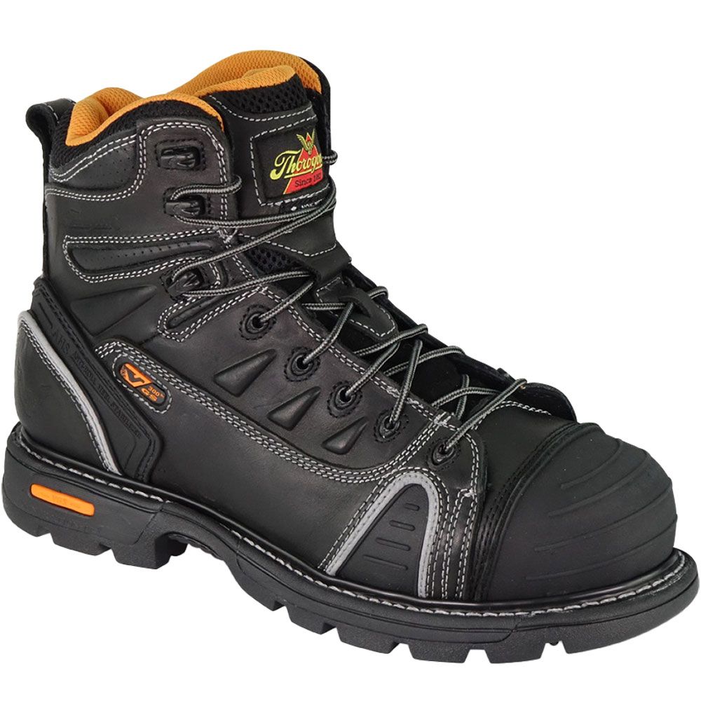Thorogood 804-6444 Genflex2 6" Composite Toe Work Boots - Mens Black