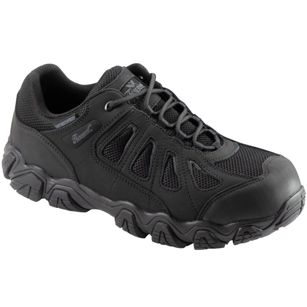 Thorogood 804-6493 Crosstrex Ox Composite Toe Work Shoes - Mens Black Grey