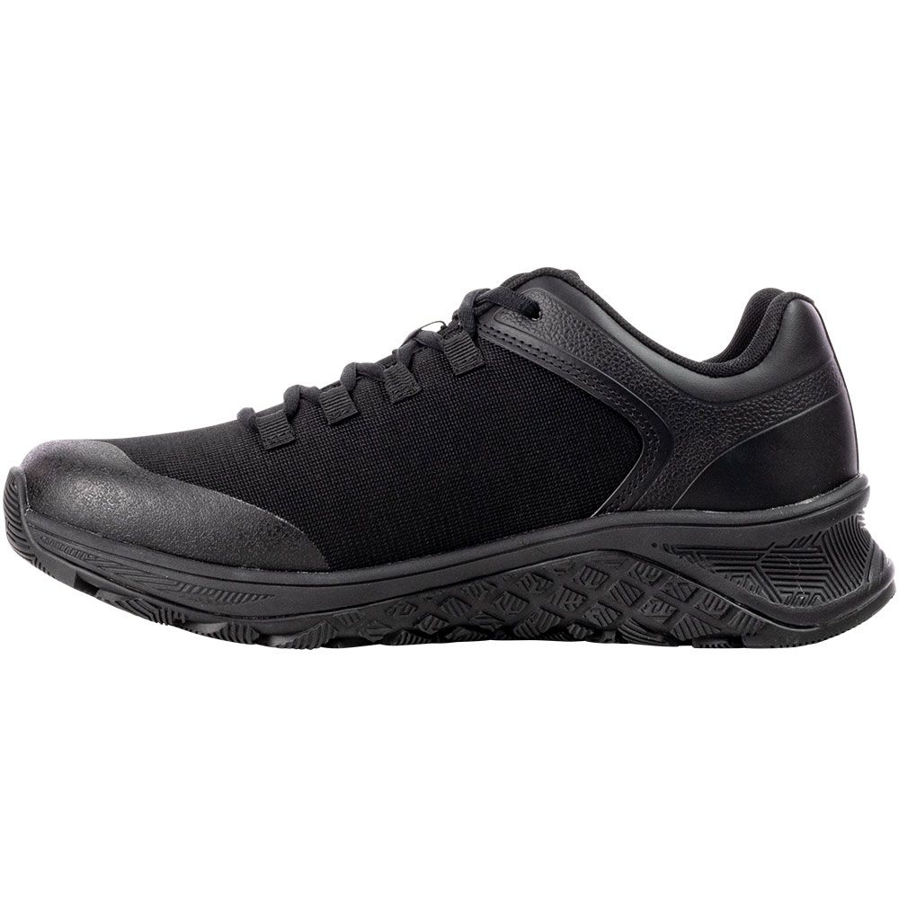 Thorogood T-800 Series Oxford Composite Toe Work Shoes - Mens Black Back View