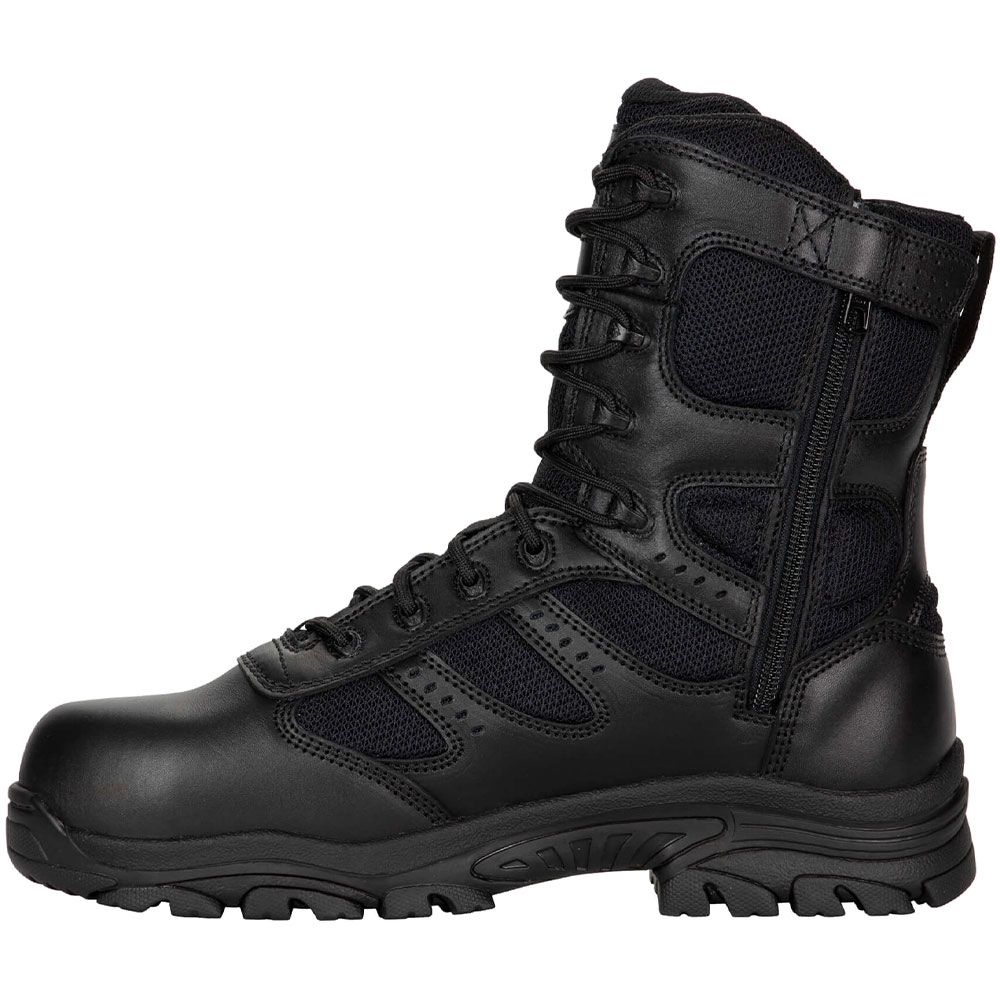 Thorogood 834-6219 Deuce Wp 8" Non-Safety Toe Work Boots - Mens Black Back View