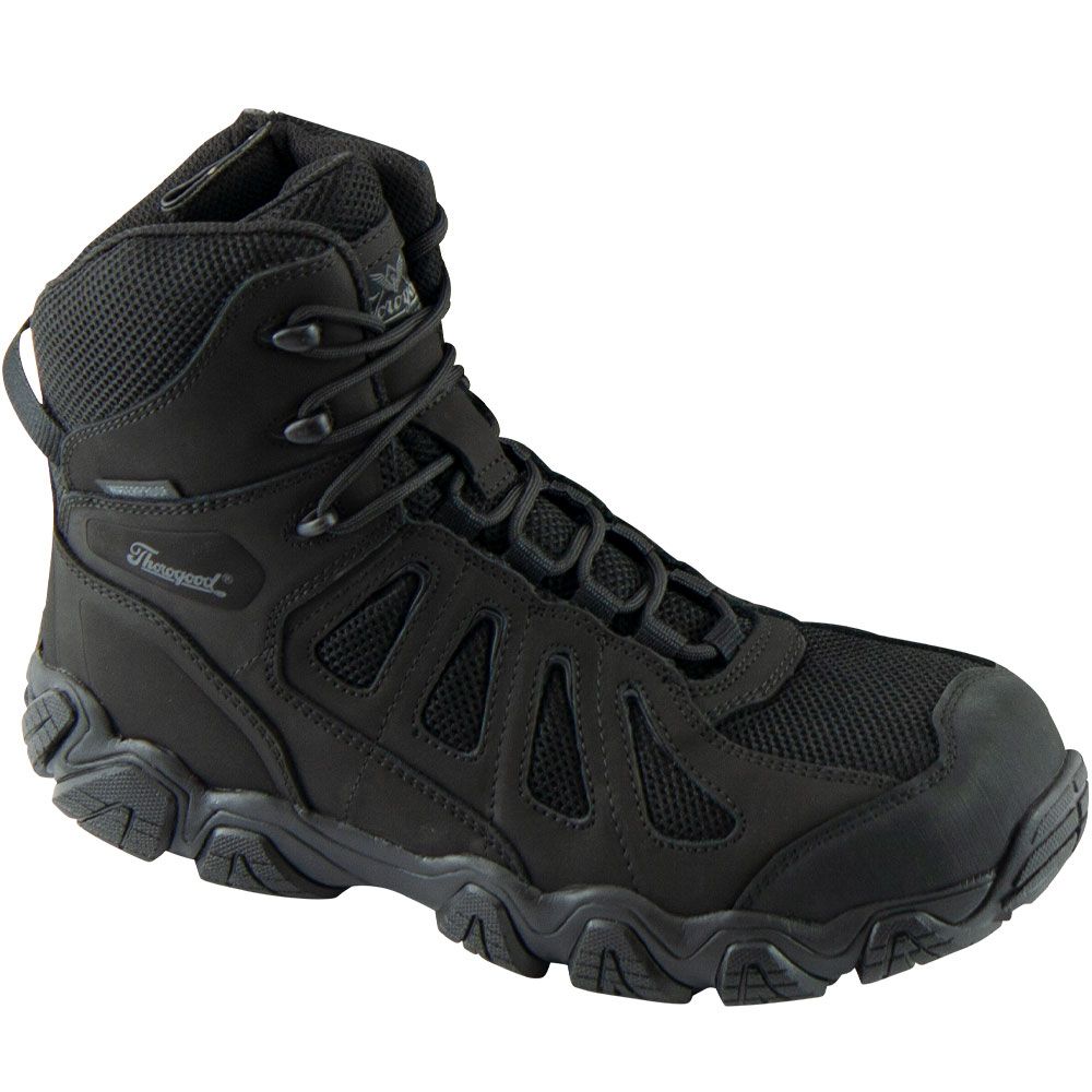 Thorogood 834-6295 Crosstrex 6" Zip WP Boots - Mens Black Grey