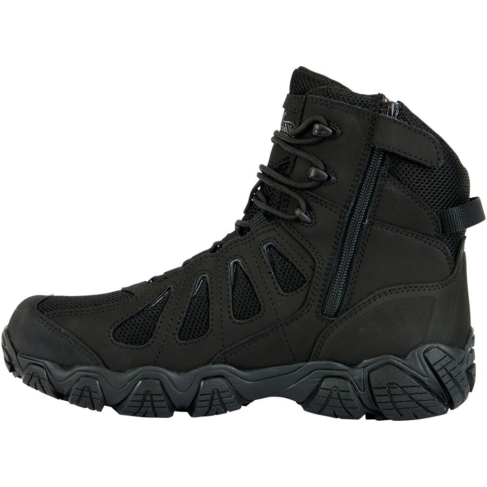 Thorogood 834-6295 Crosstrex 6" Zip WP Boots - Mens Black Grey Back View