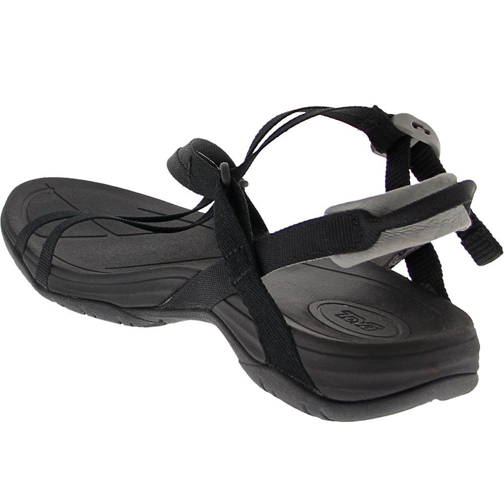 Teva Sirra Outdoor Sandals - Womens Black Back View