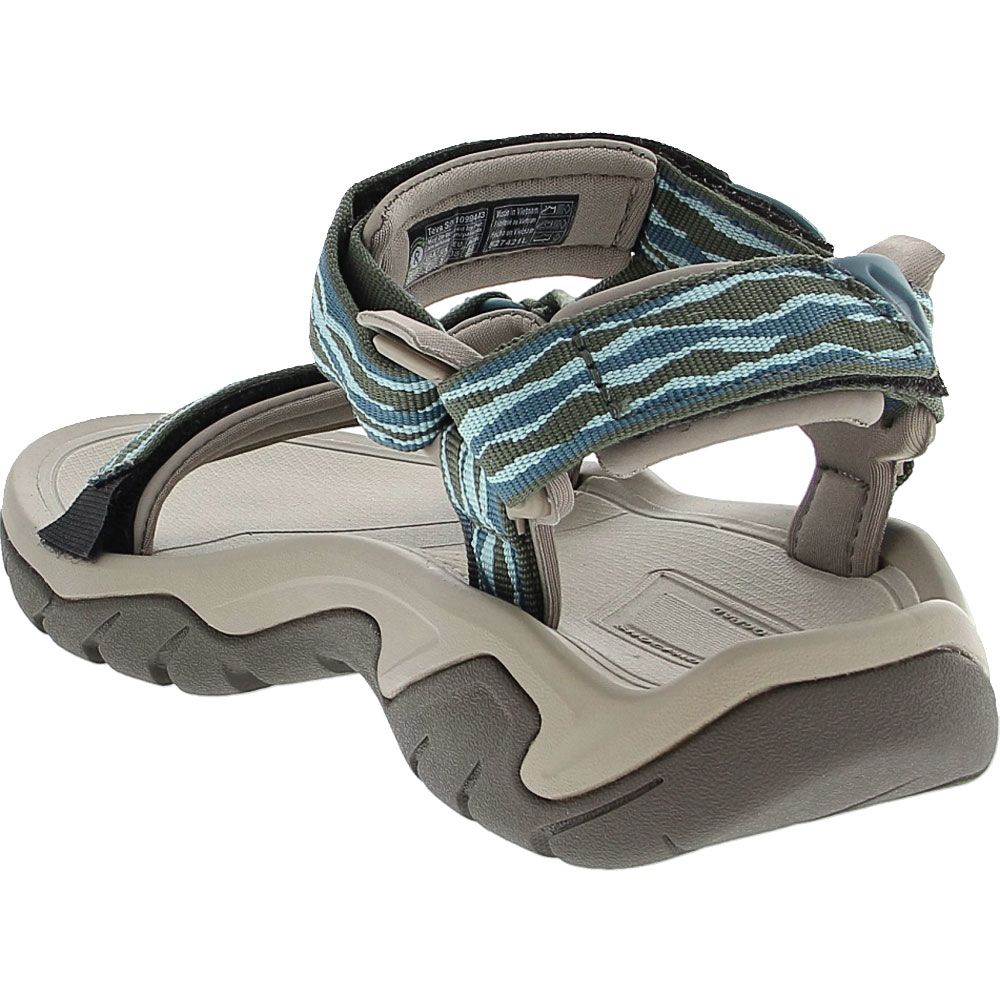 Teva Terra Fi 5 Universal Outdoor Sandals - Womens Blue Back View