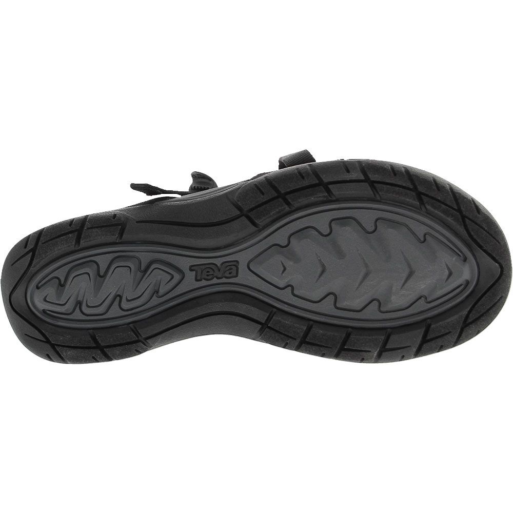Teva Ascona Flip Outdoor Sandals - Womens Black Sole View