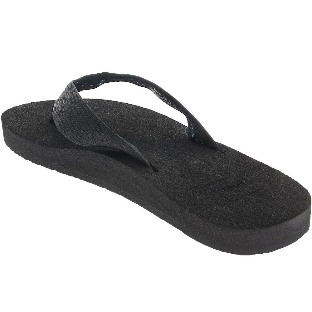 Teva Mush II Flip Flop Sandals - Mens Black Back View