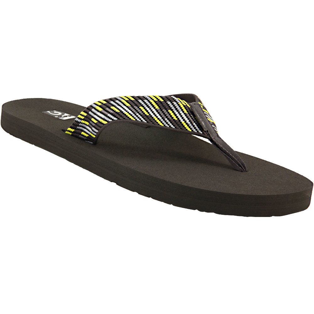 Teva Mush II Flip Flop Sandals - Mens Nitro Grey Yellow