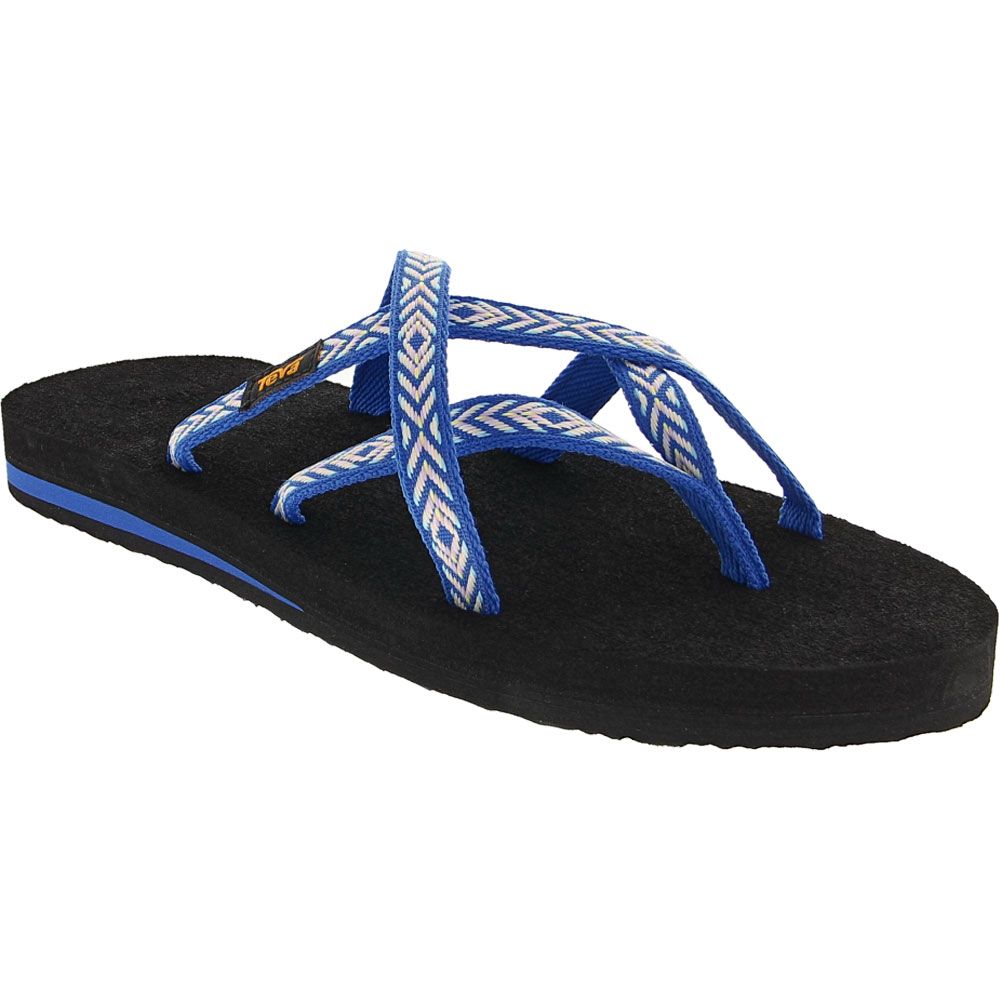 Teva Olowahu Flip Flop Sandals - Womens Lapis Blue