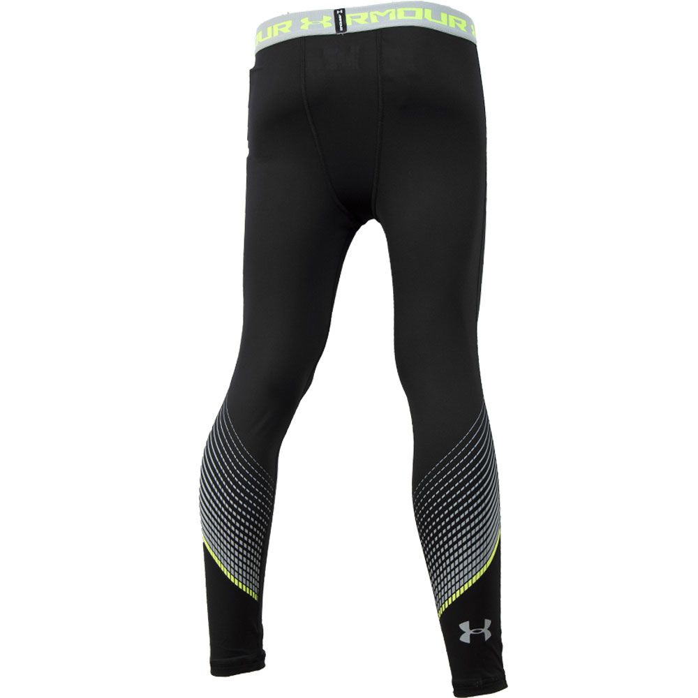 Under Armour Armour Up Legging Pants Black Green View 2