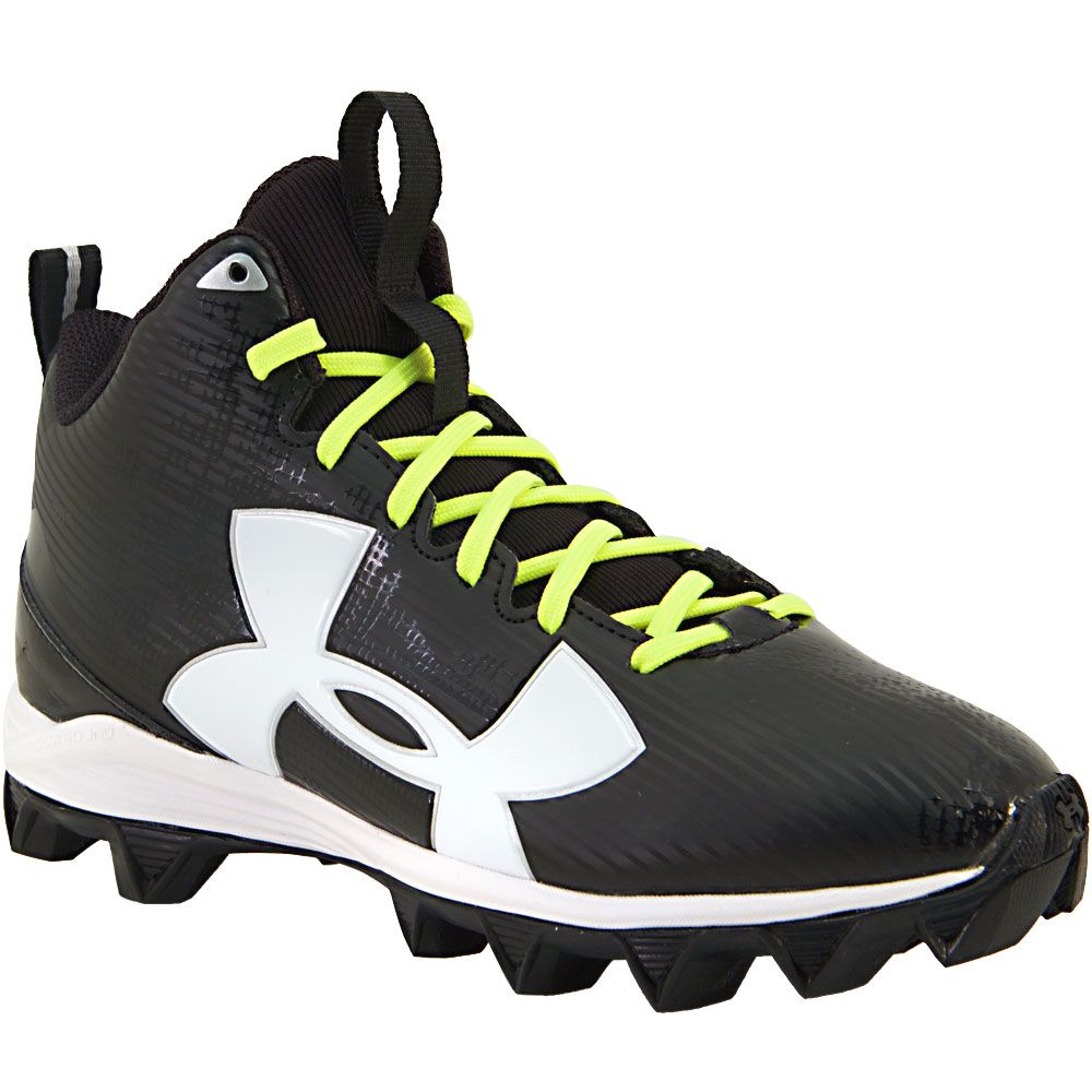 Under Armour Crusher Rm Football Cleats - Boys Black White