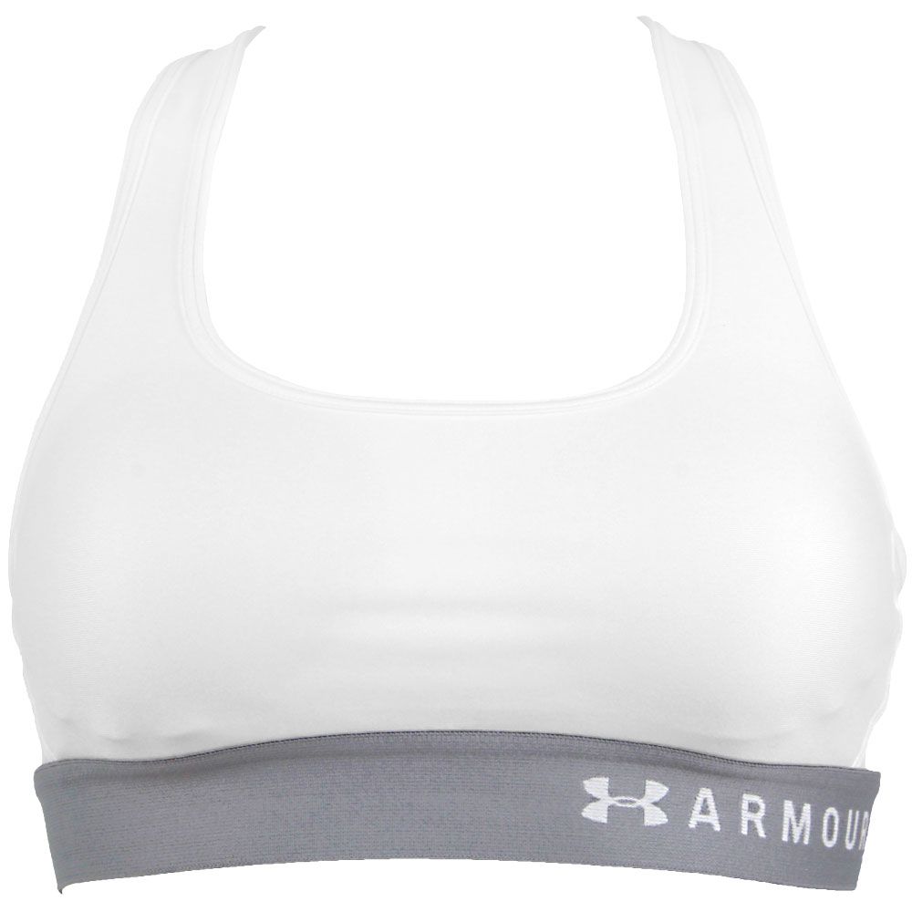 Under Armour Armour Mid Cross Sports Bras - Womens White
