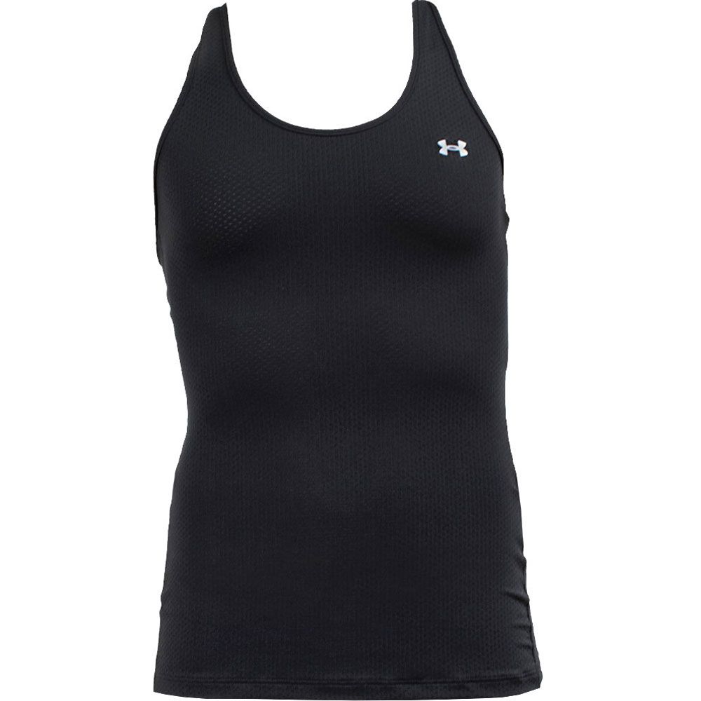 Under Armour Hg Armour Racer Tank T Shirts - Womens Black