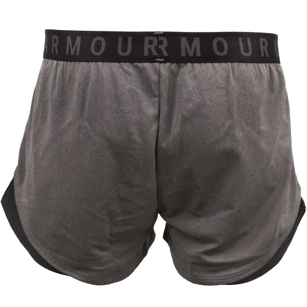 Under Armour Play-Up Shorts - Womens Carbon Heather View 2