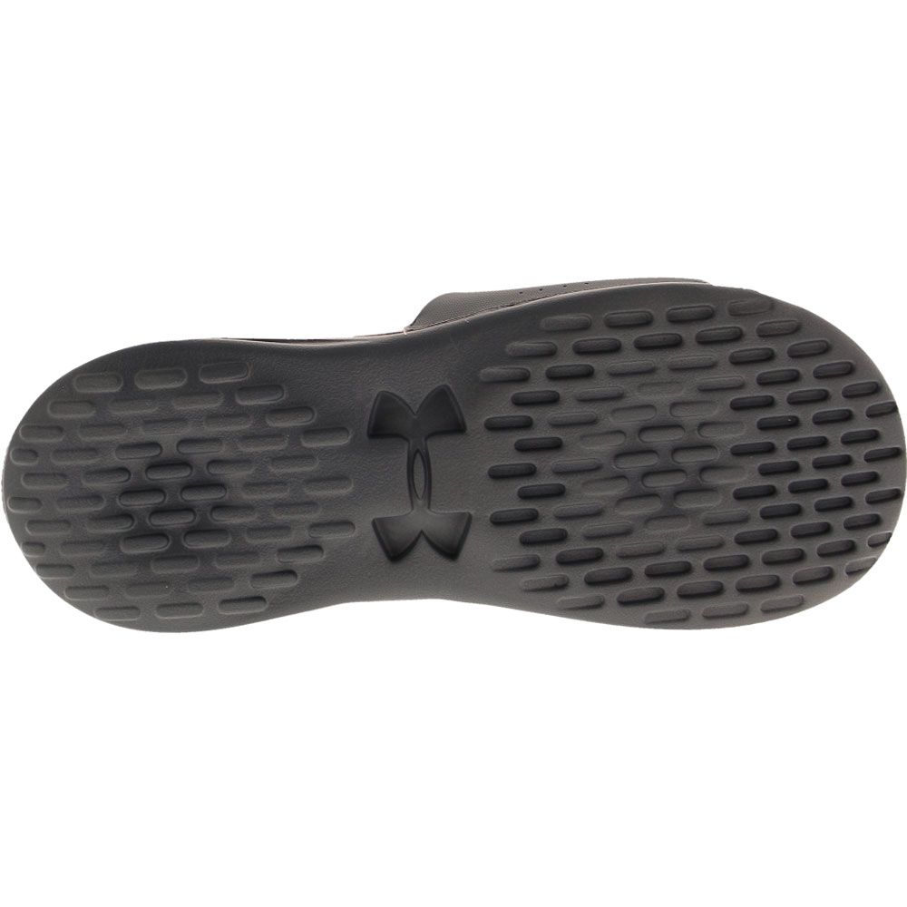 Under Armour Playmaker Fixed Sl Slide Sandals - Womens Grey Sole View