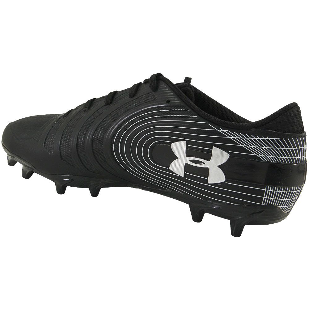Under Armour Mens Nitro Low MC Football Shoes Black 3000182-001 Cleats New