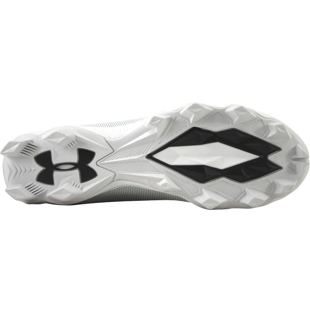 Under Armour Highlight Rm Football Cleats - Mens Black White Sole View