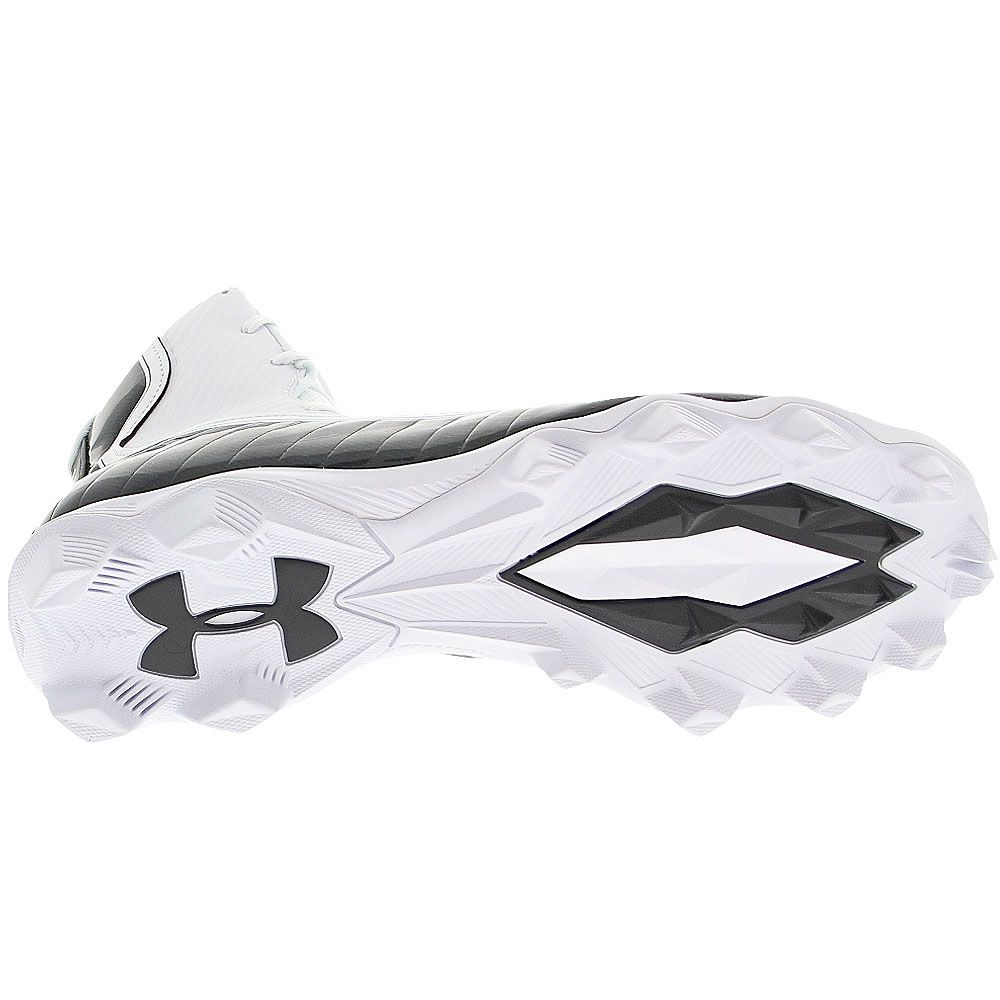 Under Armour Highlight Rm 2 Football Cleats - Mens Black White Sole View