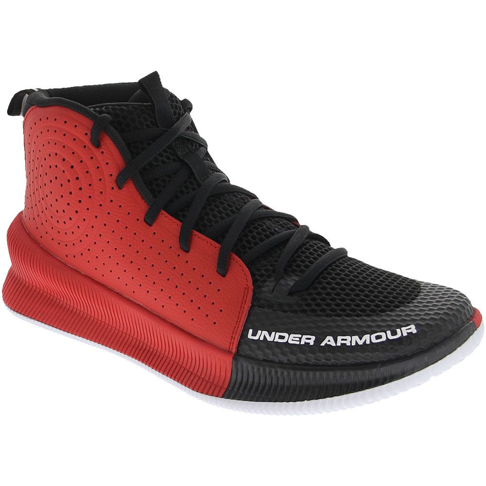 Under Armour Jet Basketball Shoes - Mens Black Red