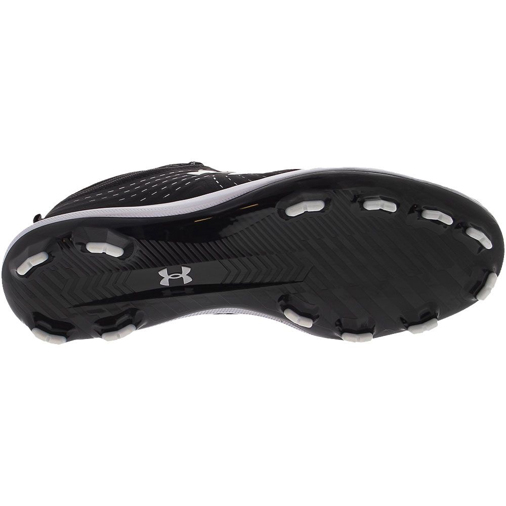Under Armour TPU Glyde FP Softball Cleats - Womens Black Sole View