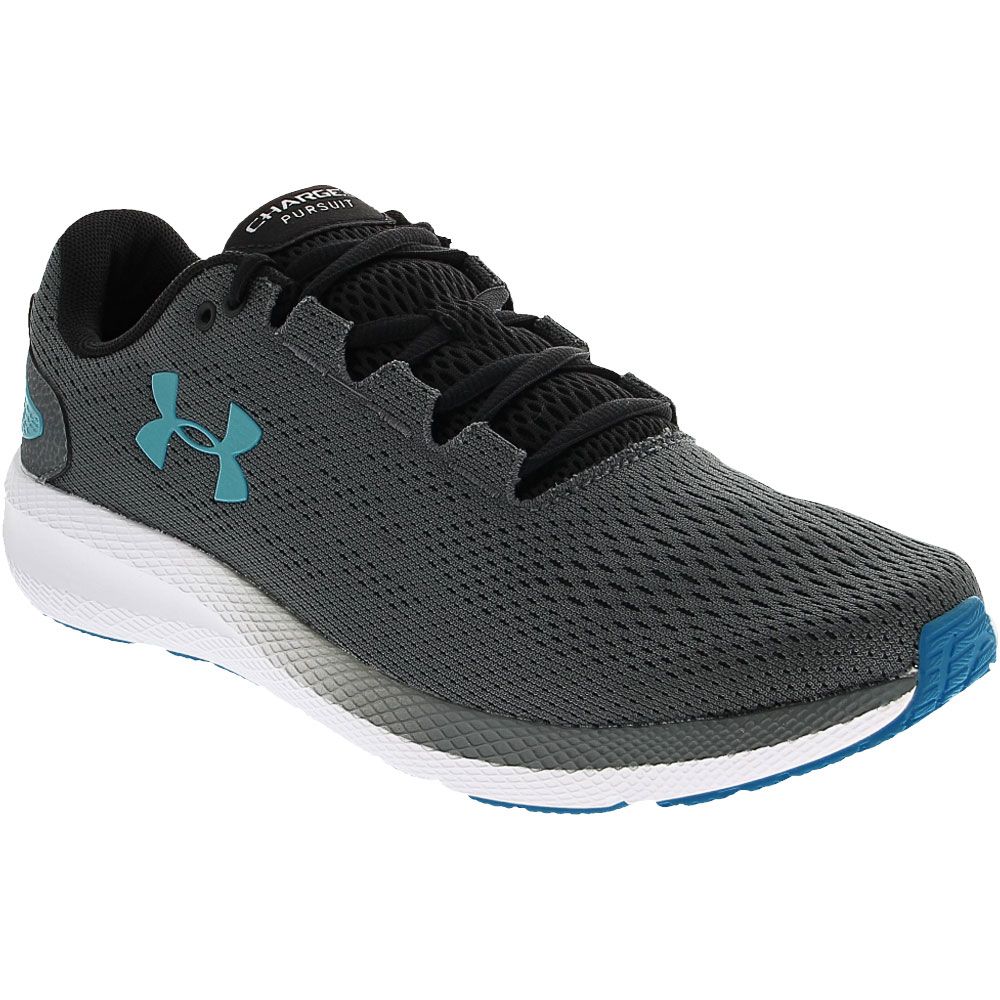 Under Armour Charged Pursuit 2 Running Shoes - Mens Grey Black
