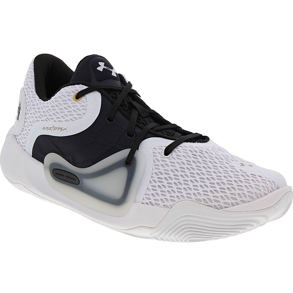 Under Armour Spawn 2 Basketball Shoes - Mens White Black